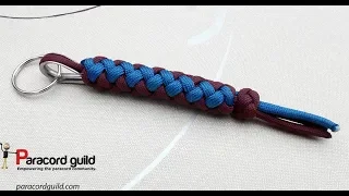 Paracord key fob- simple 2 bight