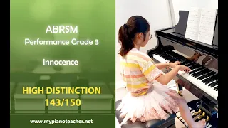 Innocence | Burgmüller | ABRSM 2021-2022 A:2 Grade 3 High Distinction [143]