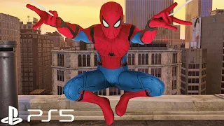 Spider-Man Remastered PS5 - Stark Suit Free Roam Gameplay (4K 60FPS Performance RT)