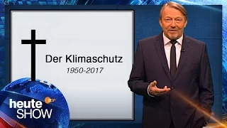 RIP Klimaschutz: Dietmar Wischmeyer hält die Grabrede | heute-show vom 07.04.2017