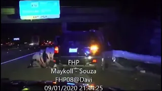 Florida troopers save man's life on the side of I-95