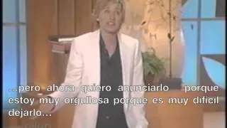 Ellen DeGeneres - Dejar de fumar Allen Carr's Easyway subtitled in Spanish