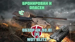 Обзор VK.90.01 (P) Wot blitz || Тот самый немецкий тапок!