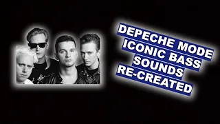 Depeche Mode Iconic Bass Sounds Re-created - Cover