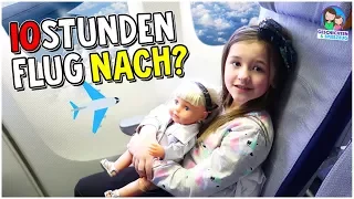 10 Stunden Flug! Ava fliegt nach Amerika 🇺🇸  ✈️ Geschichten und Spielzeug