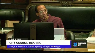 City Council Hearing: FY2024 Planning/CHAP; June 6, 2023