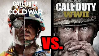 Black Ops Cold War vs COD WWII - 2020 versus 2017 - Graphics, Audio & Gameplay Compared (PS4)