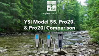 Model 55, Pro20, and Pro20i Dissolved Oxygen Meter Comparison | YSI