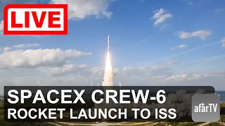 LIVE: SpaceX/Crew-6 Mission - Falcon 9 Rocket Launch to the International Space Station