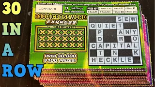 $100 CROSSWORD EXPRESS SCRATCH OFF TICKETS!