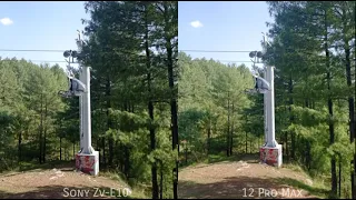 Sony ZV -E10 VS iPhone 12 Pro Max Camera Test