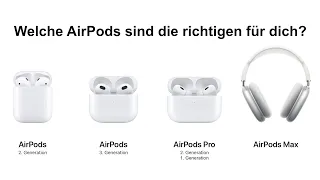 Welche AirPods solltest du kaufen? Alle AirPods im Vergleich!