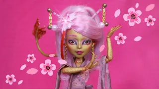 Spring REPAINT!🌸 Cherry Blossom Dragon 🌸 Custom Monster High Doll