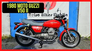 1980 Moto Guzzi V50 II: Italian Style and Performance