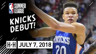 Kevin Knox Full Knicks Debut Highlights vs Hawks (2018.07.07) Summer League - 22 Pts, 8 Reb, CRAZY!