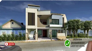 Two Storey House Design with 5 Bedrooms || Modern House Design 2021