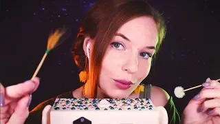 ASMR Ear Cleaning w/ Face Touching, Shh, It's Ok, TkTk, Tongue Clicking - No Talking