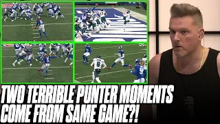 Pat McAfee Breaks Down Giants' Failed Punt "Drop Kick" & Eagles Blocked Punt Recovery