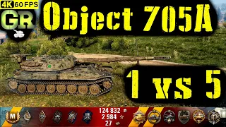 World of Tanks Object 705A Replay - 10 Kills 8.1K DMG(Patch 1.4.0)