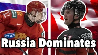 Russia Dominates Team Canada 6-0 2020 World Juniors