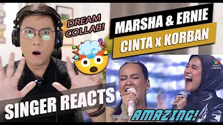 Marsha Milan & Ernie Zakri - Cinta X Korban | TikTok Awards Malaysia 2023 | REACTION