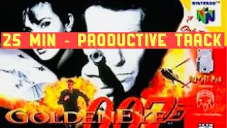 25 min Productivity Music Sprint - 90s N64 Goldeneye Pause Track