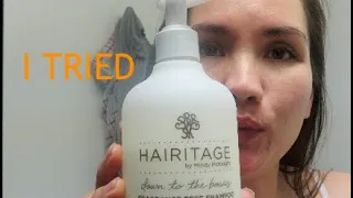 I TRIED HAIRITAGE SHAMPOO BY MINDY MCKNIGHT (Fragrance Free) | NO NONSENSE SHAMPOO