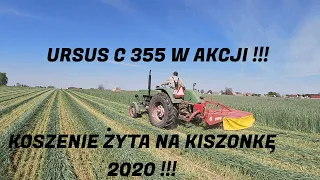 KOSZENIE ŻYTA NA ZIELONKĘ 2020 !!! URSUS & ROTACYJNA  W AKCJI !!!