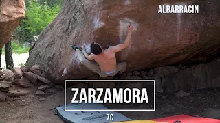 JavierP - Zarzamora (7c) - Albarracin Boulder