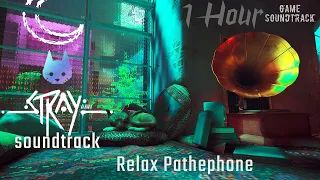 Stray (2022) - Relax Pathephone Chill Ambient. 1 Hour. (Clementine House). Game Soundtrack. OST.