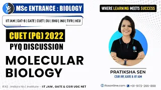 Previous Year Questions of CUET PG Biology 2022: Molecular Biology PYQ