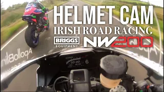 Irish Road Racing *Helmet Cam* North West 200 Superbike POV