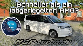 Der wohl schnellste Volkswagen T7 Multivan weltweit (by HGP)? Inkl. TopSpeed, Beschleunigung & Dyno