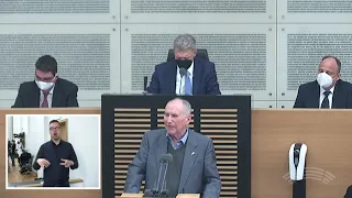 Josef Dörr AfD TOP1 64. Landtagssitzung 16. WP 16.03.2022