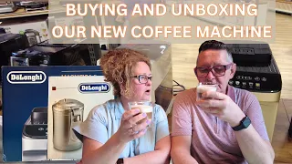 BUYING AND UNBOXING OUR NEW COFFEE MACHINE The Foodies