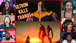 Reactors React to Ultron Kills Thanos Scene. What If episode 8 Reaction Compilation.