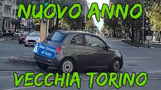 BAD DRIVERS OF ITALY dashcam compilation 1.12 - NUOVO ANNO, VECCHIA TORINO