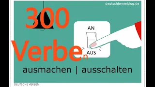 300 de verbe importante la limba  Germana animate și traduse cu Doktor German