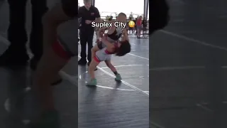 She’s handing out free flights to suplex city 😳 #wrestling #takedown #crazy #girl #trending #sport