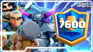 PEKKA BRIDGE SPAM TOP LADDER PUSH! (+7600) 🔥😈