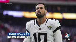 Former Jaguars kicker accused of sexually assaulting flight attendants on team’s trip to London