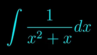 Integral of 1/(x^2 + x)