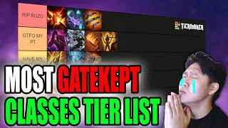 Who is the MOST GATEKEPT Class in Lost Ark | Gatekeeping Tier List