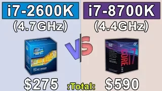 i7 8700K (4.4GHz) vs i7 2600K (4.7GHz) | is it worth to Upgrade..???