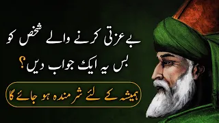 INSULT Karne Walay Shakhs Ko Bas Yeh Aik Jawab Den | Wise Man Quotes - عقل والوں کی باتیں