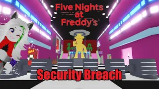 Touring my FNAF security breach Build in Adopt me! Roblox