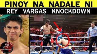 Pinoy na Dinale Ni Rey Vargas Pinabagsak , Pero Lumaban Hanggang Dulo