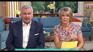 Eamonn Holmes forced to apologise after elderly guest swears on This Morning