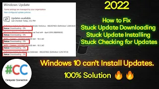 How to Fix Stuck Windows 10 Updates | Stuck Checking Updates | Stuck Downloading | Stuck Installing