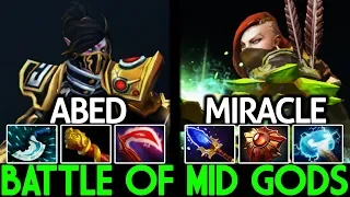 Miracle- Windranger VS Abed Templar Assassin Epic Battle of Mid Lane Gods 7.21 Dota 2